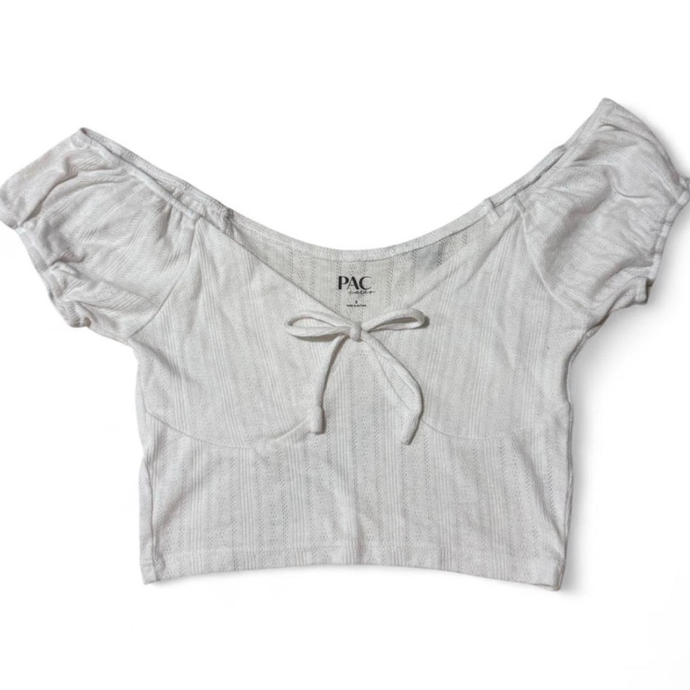 PacSun White Off-Shoulder Blouse